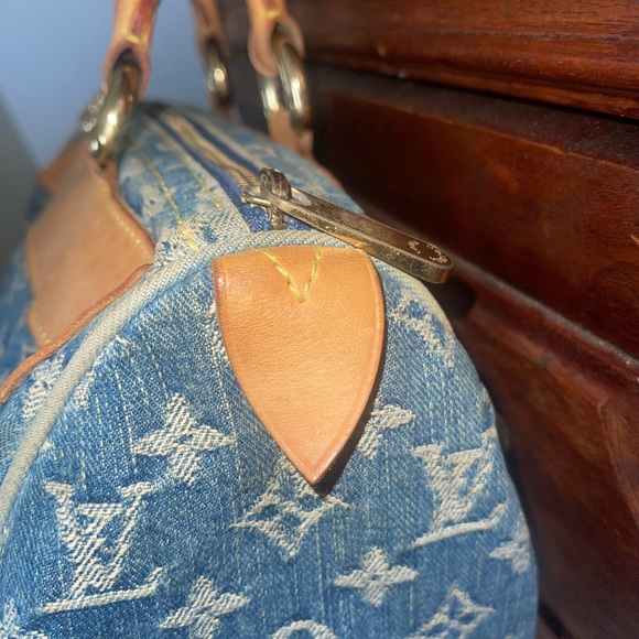 💕SOLD💕Louis Vuitton denim speedy - Picture 5 of 14